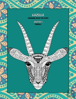Bertrand.pt - Mandala Coloring Book For Boys - Animals - Gazella