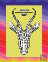 Mandala Coloring Book For Girls Ages 8-12 - Animals - Antelope