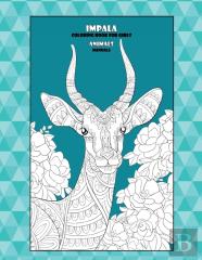 Mandala Coloring Book For Girls - Animals - Impala