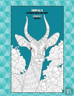 Bertrand.pt - Mandala Coloring Book For Girls - Animals - Impala