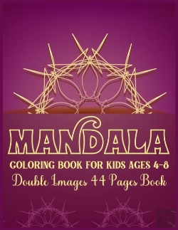 Bertrand.pt - Mandala Coloring Book For Kids Ages 4-8 Double Images 44 Pages Book