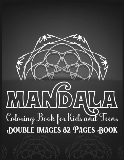 Bertrand.pt - Mandala Coloring Book For Kids And Teens Double Images 82 Pages Book