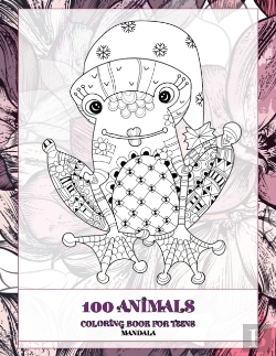 Bertrand.pt - Mandala Coloring Book For Teens - 100 Animals