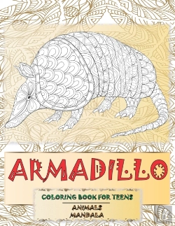 Bertrand.pt - Mandala Coloring Book For Teens - Animals - Armadillo