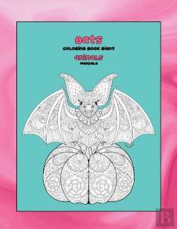 Bertrand.pt - Mandala Coloring Book Giant - Animals - Bats