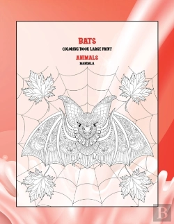 Bertrand.pt - Mandala Coloring Book Large Print - Animals - Bats