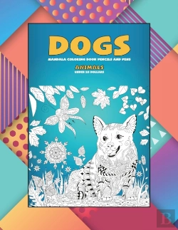 Bertrand.pt - Mandala Coloring Book Pencils And Pens - Animals - Under 10 Dollars - Dogs