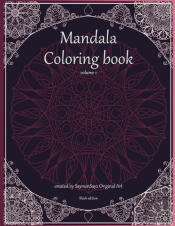 Mandala Coloring Book Volume 1 Black Edition