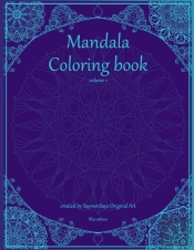 Mandala Coloring Book Volume 1 Blue Edition