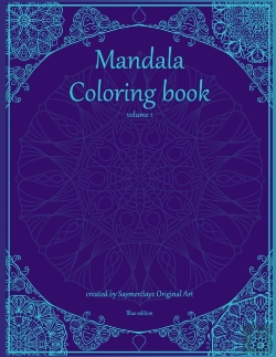 Bertrand.pt - Mandala Coloring Book Volume 1 Blue Edition