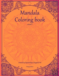 Bertrand.pt - Mandala Coloring Book Volume 1 Orange Edition