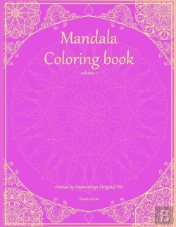 Bertrand.pt - Mandala Coloring Book Volume 1 Purple Edition
