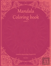 Mandala Coloring Book Volume 1 Red Edition
