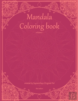 Bertrand.pt - Mandala Coloring Book Volume 1 Red Edition