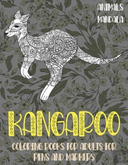 Bertrand.pt - Mandala Coloring Books For Adults For Pens And Markers - Animals - Kangaroo