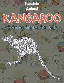 Bertrand.pt - Mandala Coloring Books For Kids - Animal - Kangaroo