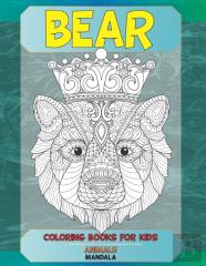 Mandala Coloring Books For Kids - Animals - Bears