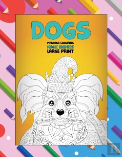 Bertrand.pt - Mandala Coloring Magic Animals - Large Print - Dogs