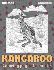Mandala Coloring Pages For Adults - Animal - Kangaroo