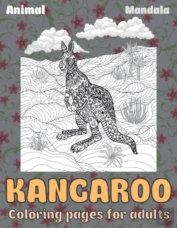 Bertrand.pt - Mandala Coloring Pages For Adults - Animal - Kangaroo