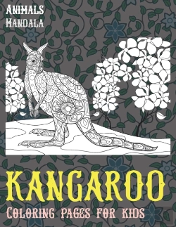 Bertrand.pt - Mandala Coloring Pages For Kids - Animals - Kangaroo