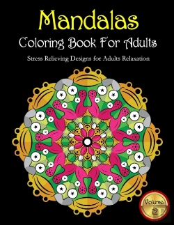Bertrand.pt - Mandalas Coloring Book For Adults Stress Relieving Designs For Adults Relaxation Volume