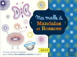 Bertrand.pt - Mandalas Et Rosaces ; Un Livre Et Tout Le Matériel Pour Réaliser Des Modèles Créatifs À L'Infini