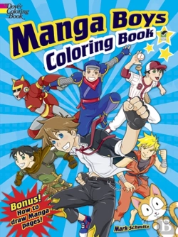 Bertrand.pt - Manga Boys Coloring Book