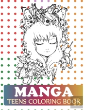 Manga Teens Coloring Book
