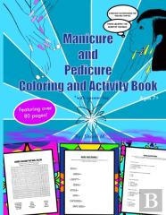 Manicure And Pedicure Coloring And Activity Book
