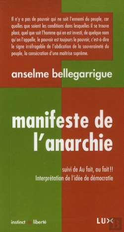 Bertrand.pt - Manifeste De L'Anarchie ; Au Fait ! Au Fait ! Interprétation De L'Idée De Démocratie