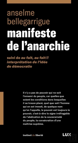Bertrand.pt - Manifeste De L'Anarchie ; 