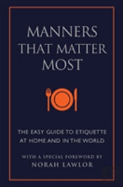 Manners That Matter Most