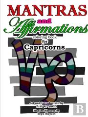 Mantras And Affirmations Coloring Book For Capricorns