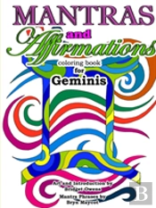 Mantras And Affirmations Coloring Book For Geminis