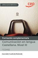 Manual Comunicacion En Lengua Castellana Nivel Iii (Fcov02