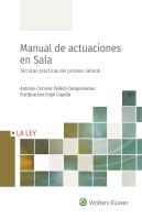 Manual De Actuaciones En Sala