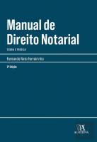 Manual de Direito Notarial