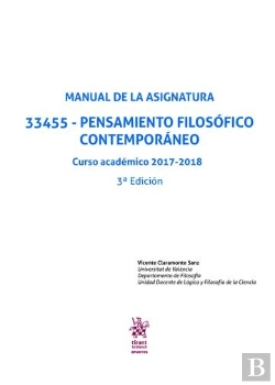 Bertrand.pt - Manual De La Asignatura 33455 - Pensamiento Filosófico Contemporáneo Curso Académico 2017-2018 3ª Ed