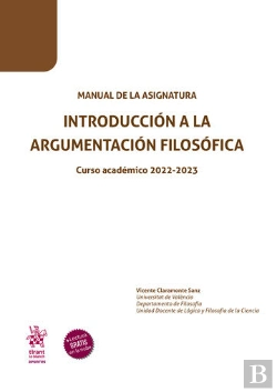 Bertrand.pt - Manual De La Asignatura Introduccion A La Argumentacion Fil
