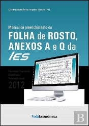 Manual de Preenchimento da Folha de Rosto, Anexos A e Q da IES