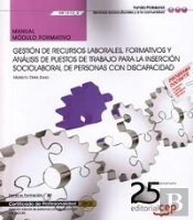 Manual. Gestión De Recursos Laborales, Formativos Y Análisis De Puestos De Trabajo Para La Inserción