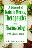 Manual Of Materia Medica Theraoeutics & Pharmacology