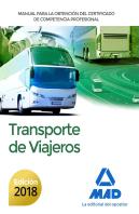 Manual Para La Obtención Del Certificado De Competencia Profesional De Transporte De Viajeros