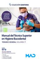 Manual Tecnico Superior Higiene Bucodental. Temario G