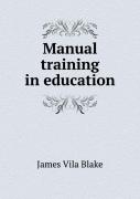 Manual Training In Education