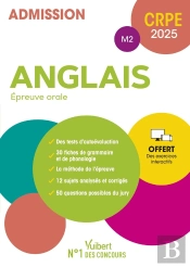 Manuel Crpe : Anglais : Épreuve Orale (M2) ; Manuel + Exercices Interactifs (Édition 2025)