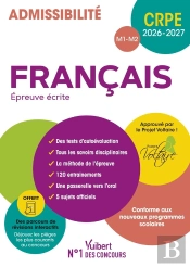 Manuel Crpe : Crpe 2026-2027 - Français - Epreuve Écrite (M1 Et M2) : Le Seul Manuel Relu Et Approuvé Par Le Projet Voltaire + Parcours De Révisions Interactifs !