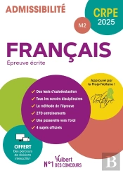 Manuel Crpe : Français - Epreuve Écrite (M2) : Le Seul Manuel Relu Et Approuvé Par Le Projet Voltaire + Parcours De Révisions Intéractifs ! (Édition 2025)