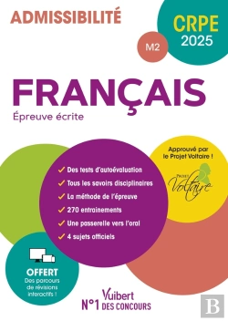 Bertrand.pt - Manuel Crpe : Français - Epreuve Écrite (M2) : Le Seul Manuel Relu Et Approuvé Par Le Projet Voltaire + Parcours De Révisions Intéractifs ! (Édition 2025)